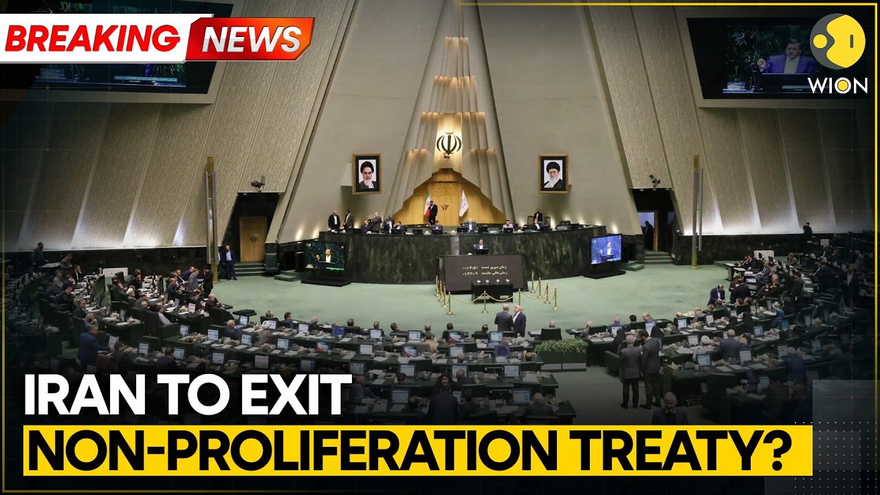 Iran Considering Leaving Nuclear Non-Proliferation Treaty Amid War | WION BREAKING