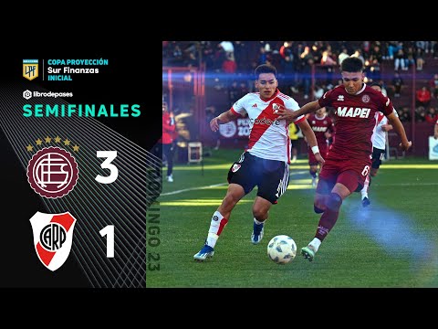 LANÚS 3 - 1 RIVER I Match Summary I #CopaProyección Sur Finance 2024