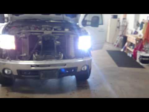LED High beam Conversion 2007 GMC Sierra