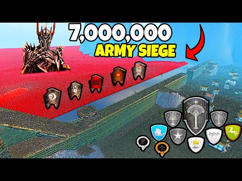 Largest HELM'S DEEP Wall Siege VS 7,000,000 URUK-HAI Invasion! - UEBS 2: LOTR Mod