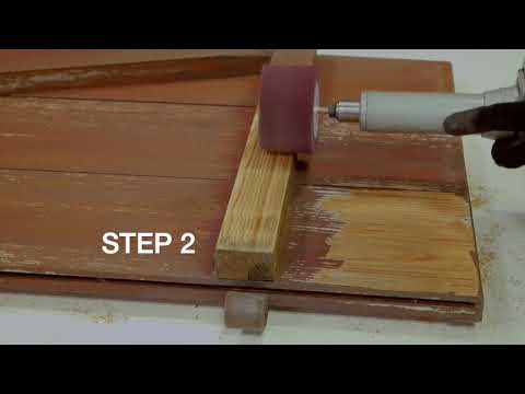 Roue à lamelle sur tige - finition flap pour satinage et dépolissage sur acier inoxydable, cuivre, aluminium, et autres matériaux_1