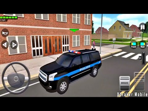 School Driver Police - SUV Police Car Parking - Android Gameplay FHD