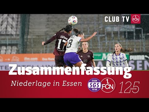 Niederlage in Essen | ClubFrauen Highlights | SGS Essen - 1. FC Nürnberg 2:0