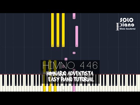HIMNO 446 - Más cerca, oh Dios, de ti | Easy Piano Tutorial + Partitura