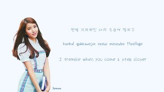 GFRIEND (여자친구) Distance Lyrics (한 뼘) Han|Rom|Eng Color Coded