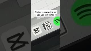  - Notion too confusing? Try Notion templates #notion #notiontemplate #productivity