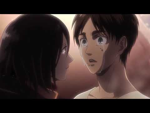 Eren activa la coordenada y Mikasa le da las gracias (Español Latino)