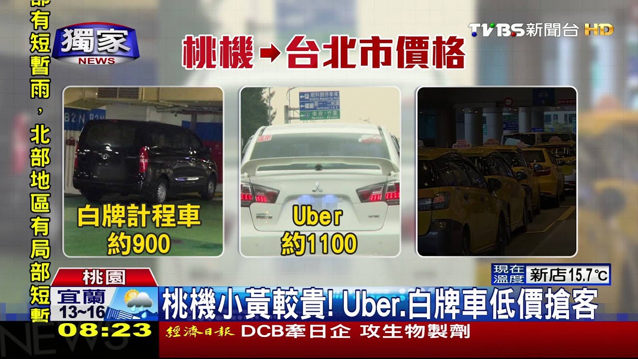 獨家／為日領萬元！　直擊白牌車、Uber搶桃機乘客