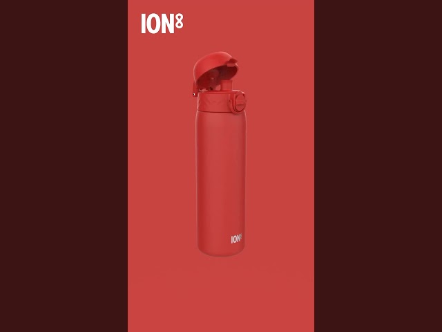 Vídeo relacionado con ion8 Botella Agua Inox Ligero, 600ml, Sin Aislamiento, a Prueba de Fugas, Fácil de Abrir, Cerradura Segura, Aptas para Lavavajillas, Fácil de Limpiar, Resistente a Rayones, Aqua