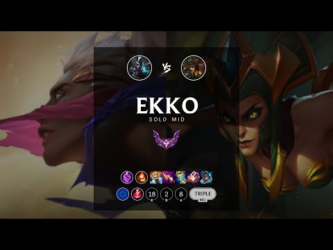 Ekko Mid vs Cassiopeia - EUW Master Patch 12.7