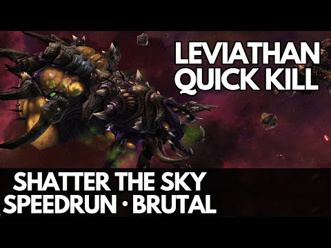 StarCraft 2 WoL - Mission 25b (Shatter the Sky) - Speedrun (Brutal)