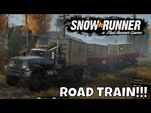 Snowrunner is HERE | Episode 44 | Pulling Triples with the GMC 9500MH