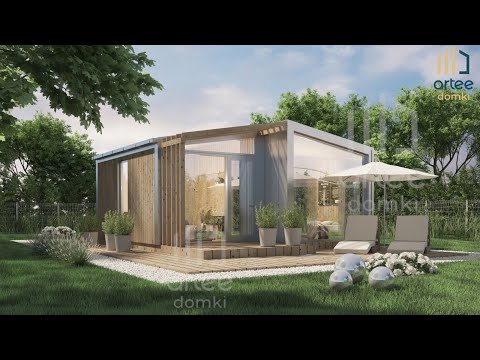 Domki modułowe Artee bez pozwolenia 35m2