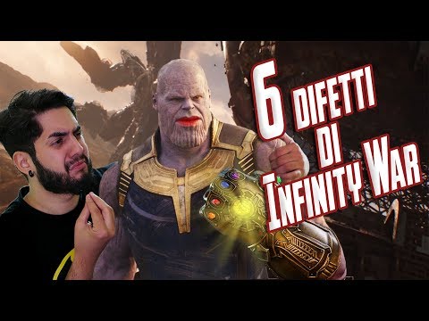 6 DIFETTI di Avengers Infinity War