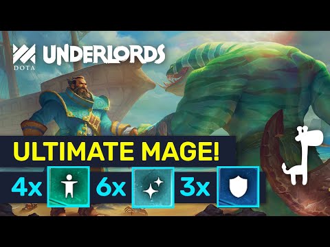 MAXIMUM STUNS BUILD! 4 Humans + 3 Warriors + 6 Mages! | Dota Underlords