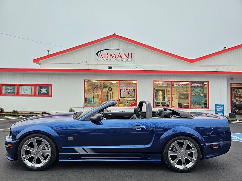 2006 Ford Mustang Saleen Convertible Procharger V8 5-Speed Manual 16K Miles - SOLD -