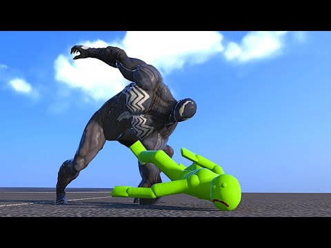 VENOM Eats Dynamic AI Ragdolls - Overgrowth Mods Gameplay