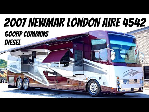2007 Newmar London Aire 4542 A Class 600HP Cummins Spartan K3 Tag Axle Diesel Pusher - $249,900