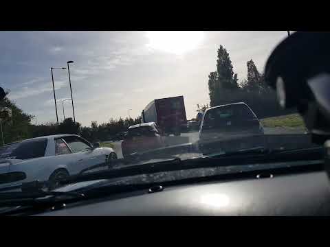 TVR Cerbera 4.5 Semi (giggity) Fast - Nissan Silvia Spotted, wheel spin!