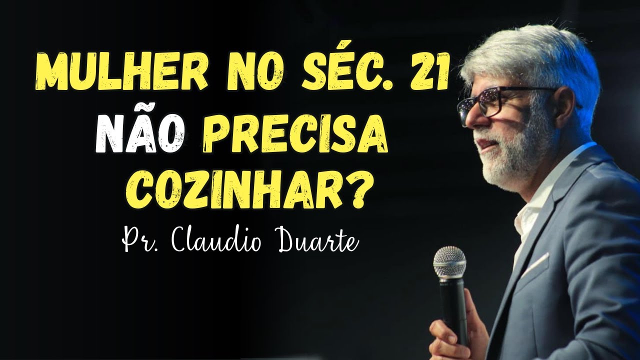 Pr. CLAUDIO DUARTE | 21st CENTURY woman doesn't need to cook | Try not to laugh