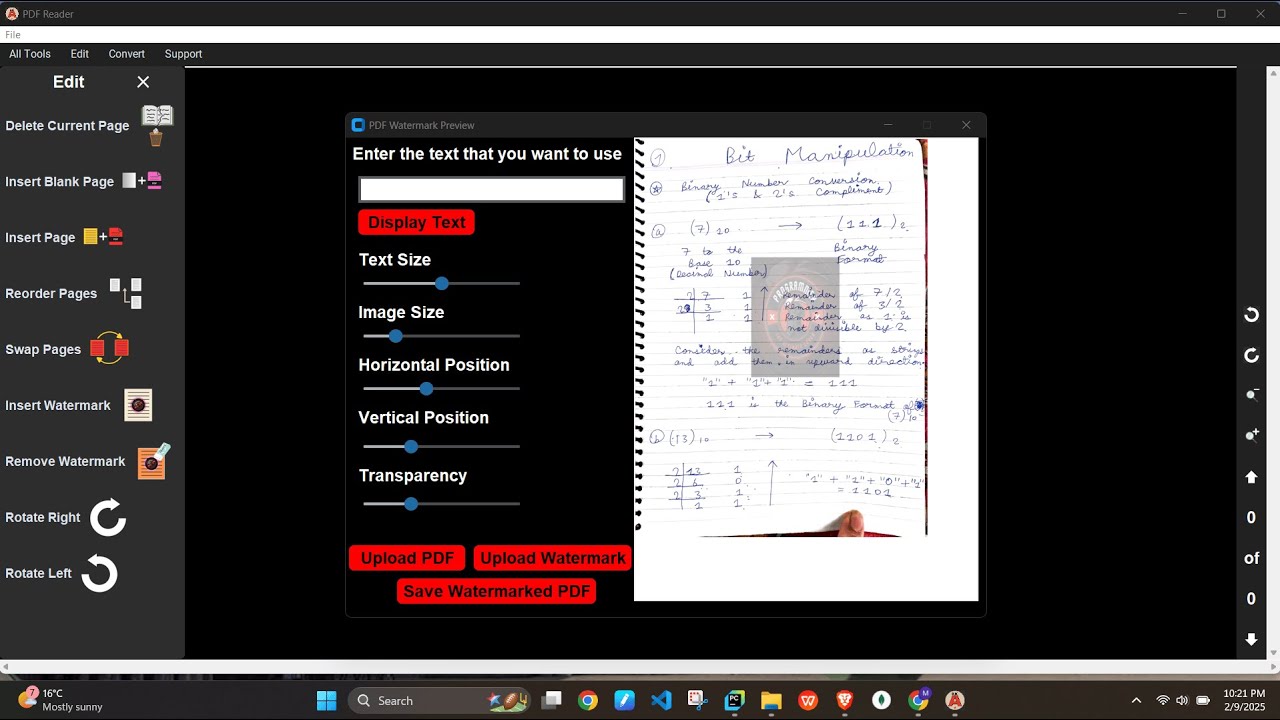 Alaikoo PDF Reader and Editor - ( Python Project ) Source Code in Description