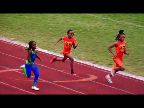 Girl's 60m Prelims Heat 1 TimesSpann Present Trojan Indoor-Outdoor Trials 2024