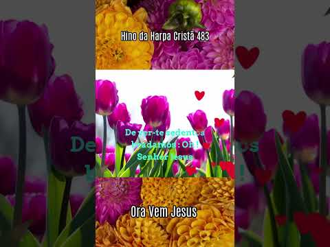 Hino da Harpa Cristã 483 Ora Vem Jesus 🤩🤩🤩