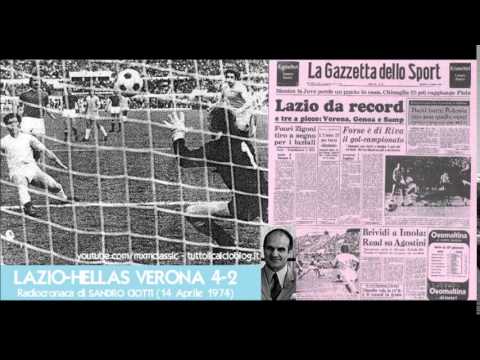 Lazio-Verona 4-2 (14/4/1974) Radiocronaca di Sandro Ciotti (Tutto il calcio minuto per minuto)