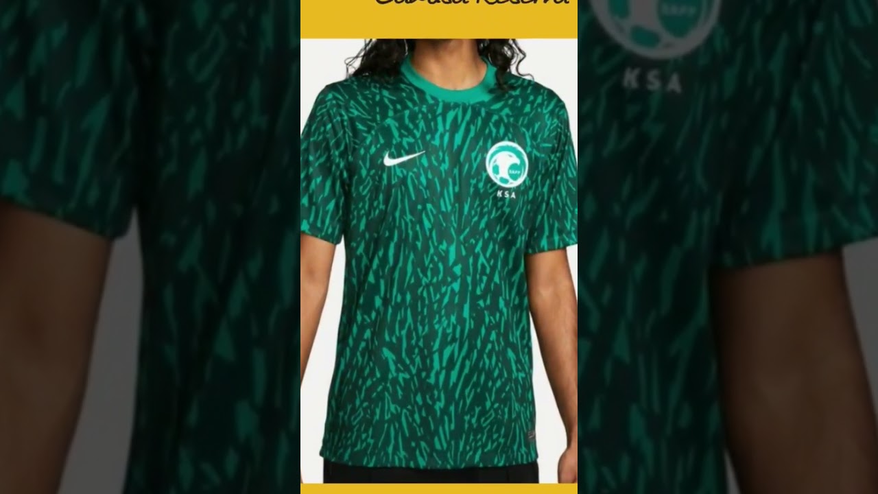 Camisa Da Seleção da Arábia Saudita Para Copa do Mundo 2022.