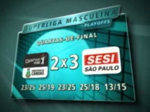Superliga Masculina de Vôlei: Vivo/Minas x RJX na semifinal