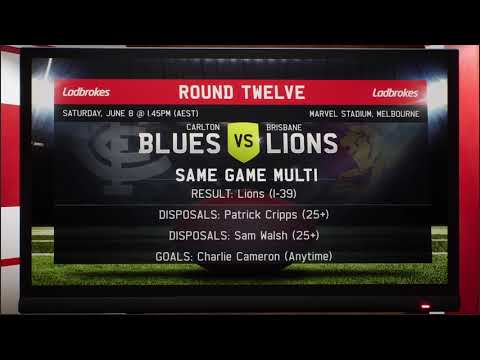 Blues v Lions Round 12