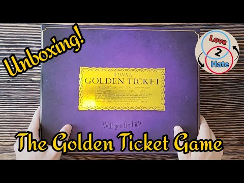 Unboxing of The Golden Ticket Game - Love 2 Hate