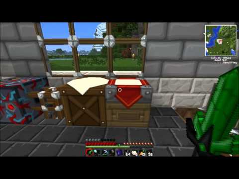 Krafters:  Feed The Beast:  Ep29: AUDIO PROBLEM and Red Power Kinetic Generator and Wind Turbine.