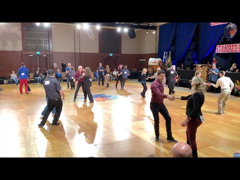 Novice Jack & Jill Finals | Song 1 | West Coast Swing | 2023 Calgary Dance Stampede | Canada