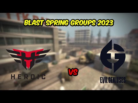 Heroic vs Evil Geniuses Blast Premier Spring Groups CSGO 2023 Highlights
