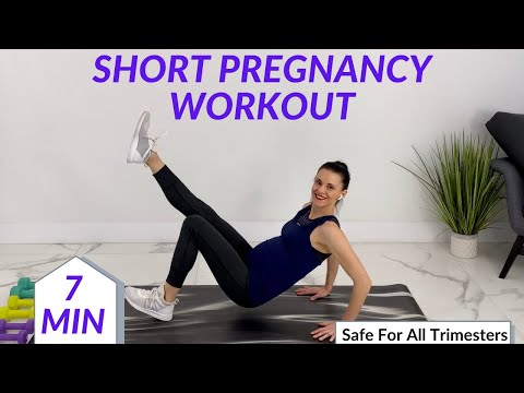 Pregnancy Workout For Beginners 35 Min Easy To Follow Prenatal Workout