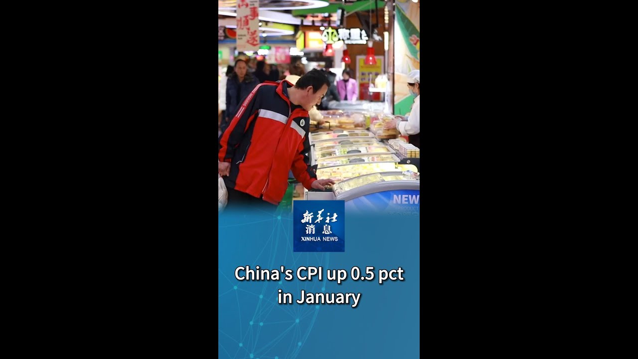 Xinhua News | China's CPI up 0.5 pct in January