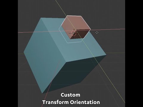 Daily Blender Secrets - Custom Transform Orientation