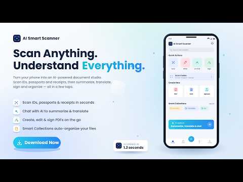 AI Smart Scanner: PDF & OCR video thumbnail
