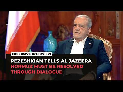 Pezeshkian says Hormuz tensions can be resolved through dialogue, not through force and bullying