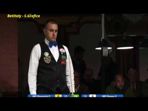ROMEO vs DIOMAJUTA - SEMIFINALE 2^PROVA BILIARDO BTP 2016/17 CASERTA
