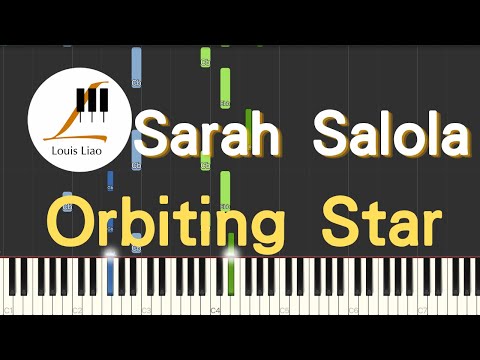 Sarah Salola Orbiting Star ดาวหมุน 泰劇 地球傾斜23.5度 องศาที่โลกเอียง ost 鋼琴教學 Synthesia 琴譜