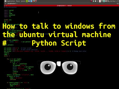Ubuntu Virtual Machine Python Script