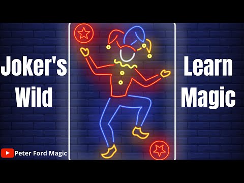 JOKER'S WILD CARD MAGIC & TUTORIAL