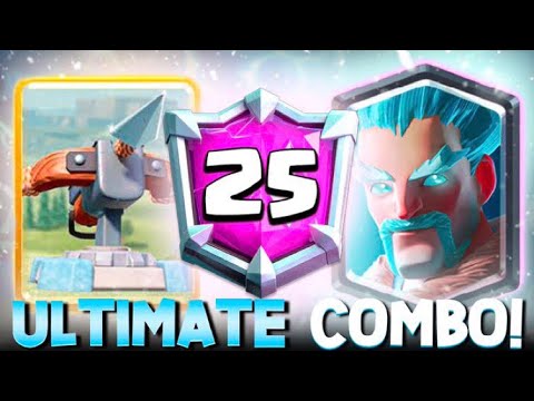 TOP LADDER W/ the BEST CONTROL XBOW DECK❄️🥇 -Clash Royale