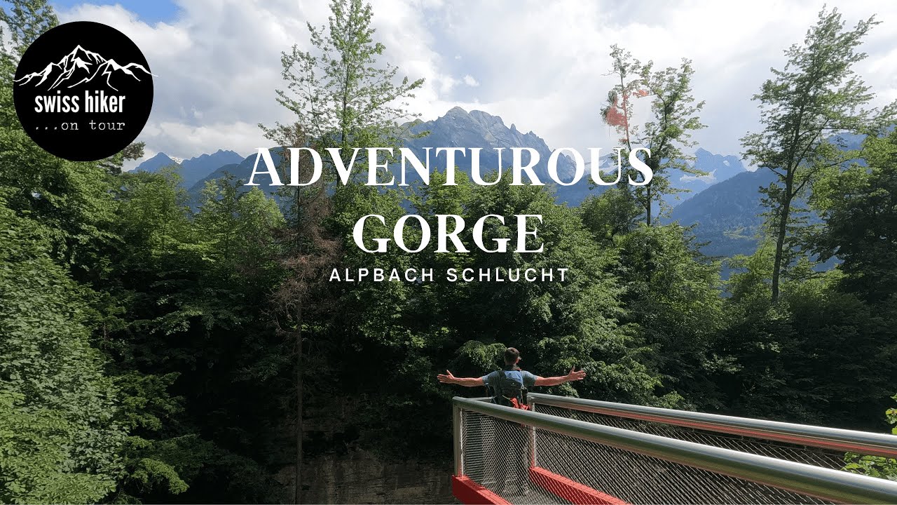 Join a traveler on hike to Alpbachschlucht, witnessing Alpbach Waterfalls.