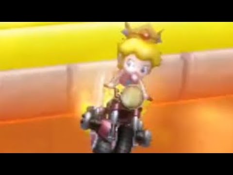 Mario Kart Wii Leaf Cup 50cc - Baby Peach
