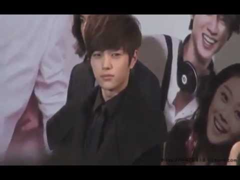 Myung Soo  looks at you.