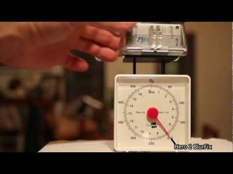 5 Different Cases (with camera) Weight Comparison - GoPro Tip #109 | MicBergsma