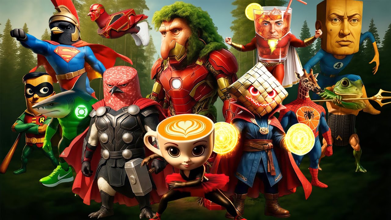 Sigma Boy x Italian Brainrot Superheroes